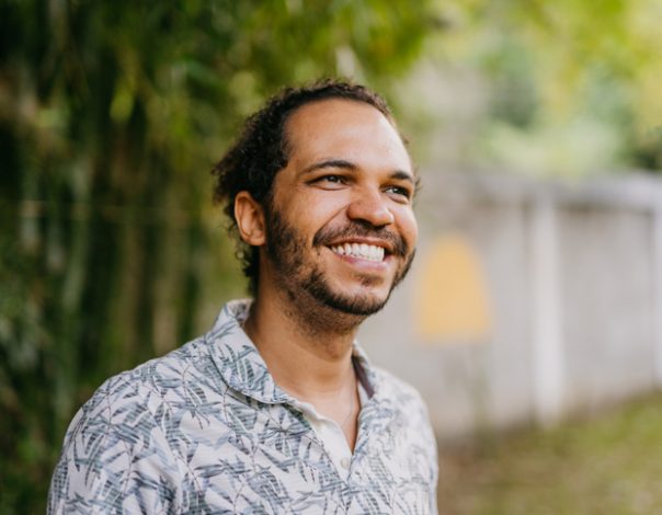 smiling man
